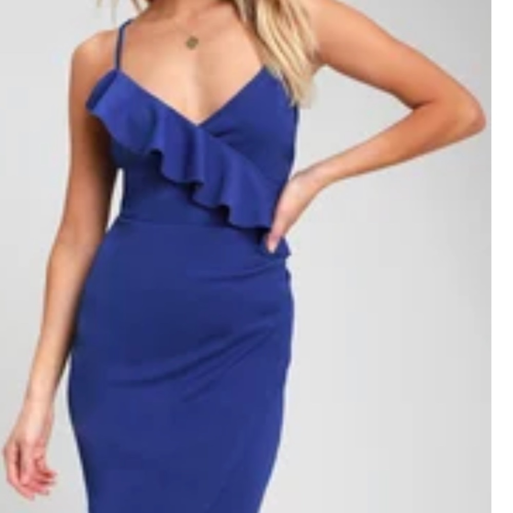 Blue dress